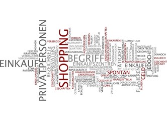 Einkauf Shopping