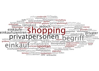 Einkauf Shopping