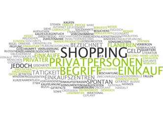 Einkauf Shopping