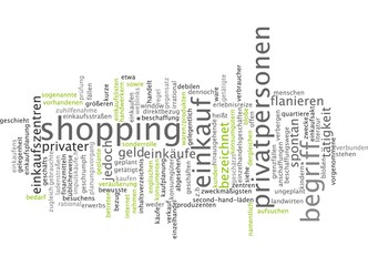 Einkauf Shopping