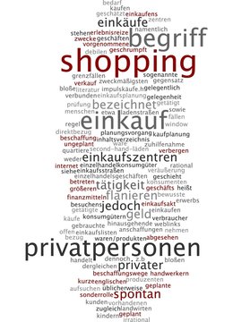Einkauf Shopping