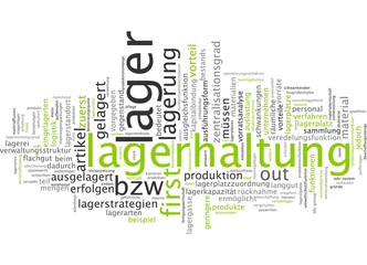 Fototapeta premium Lagerhaltung