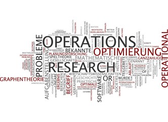 Fototapeta premium Operations Research OR