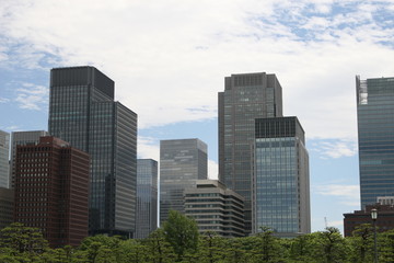Fototapeta na wymiar Tokyo modern building