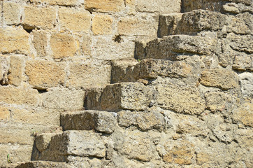 Stairs in fortress wall at Belgorod-Dnestrovsky, Ukraine