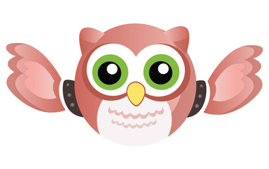 Fototapeta premium owl robot