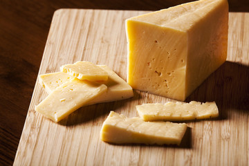 Old cheese cut.