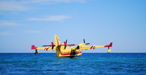 Naklejka premium Bombardier d'eau