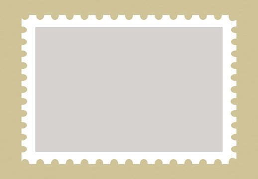 Briefmarke - Empty post stamp