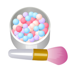 vector icon cosmetic and brush