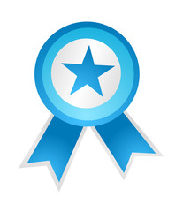 vector icon star medal