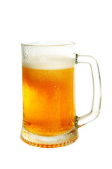Glass with beer
