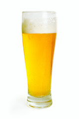 Glass with beer