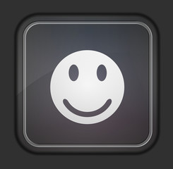 Vector version. Face icon.  Easy to edit