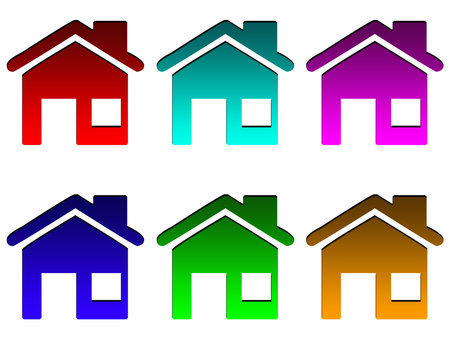 Maisons de toutes couleurs