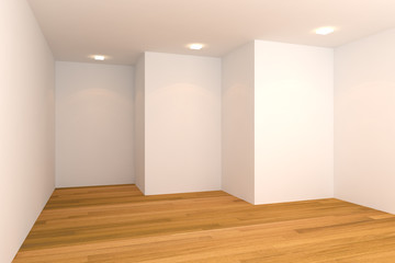 white empty room
