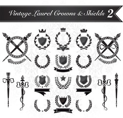 Vintage Laurel, Shields & Crowns 2