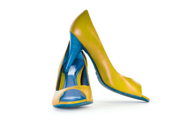 Female shoes in fashion concept