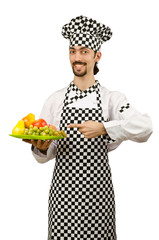 Male cook in the apron