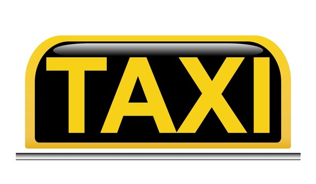 Taxi -Schild