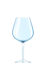 Empty glass of white wine