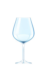 Empty wine glass