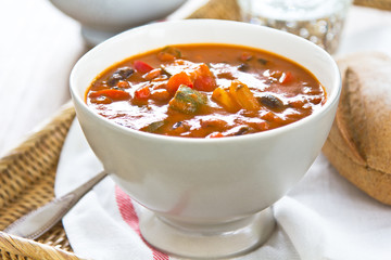 Minestrone soup [Bean,Zucchini soup]