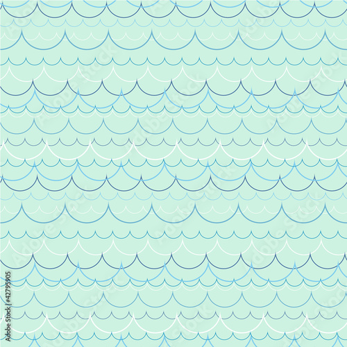 seamless pattern with ocean waves #2