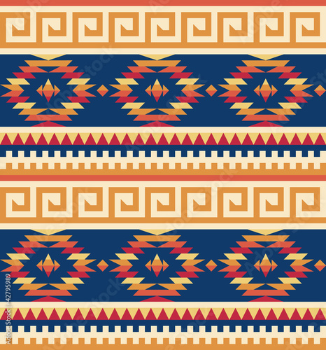 Seamless tribal pattern