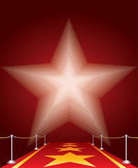 red carpet red star