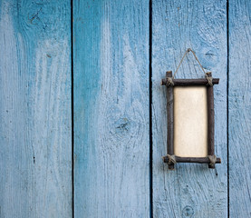 wooden board hanging on the wall