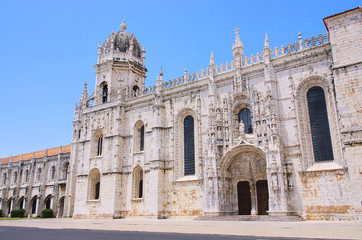 Fototapeta na wymiar Hieronymus Kloster Lizbona - Lizbona Klasztor Hieronimitów 01