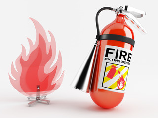 Fire extinguisher - obrazy, fototapety, plakaty