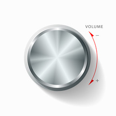 Volume knob, vector