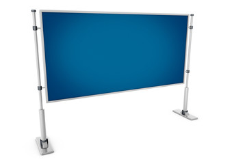 Obraz premium Leere, Blaue Pinnwand