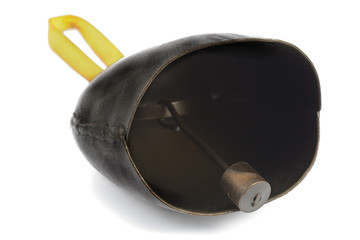 Alps cowbell with yellow strap