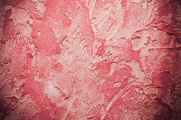 Closeup of rough red background
