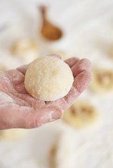 The ball of dough in your hand cook