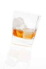 Whiskey isolated.