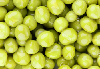 Green peas background