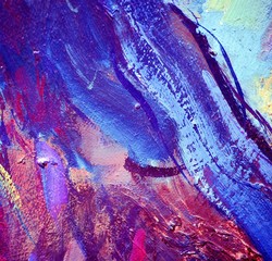abstract painting by oil on canvas,  illustration, background © Mikhail Zahranichny