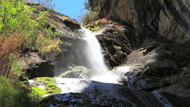 waterfalls at taktshang monastery