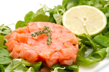 tartara di salmone