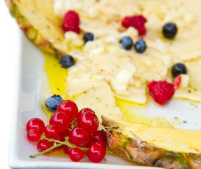 antipasto formaggio grana e ribes