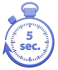 5 Secondes Chrono - Bleu