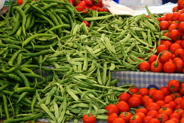 Gemüse, auf dem Markt