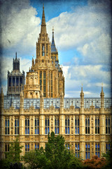 Fototapeta na wymiar Houses of Parliament, Londyn