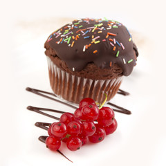 muffin mit früchten