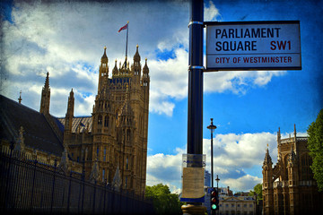 The Houses of Parliament, London - obrazy, fototapety, plakaty