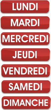 boutons jours de la semaine